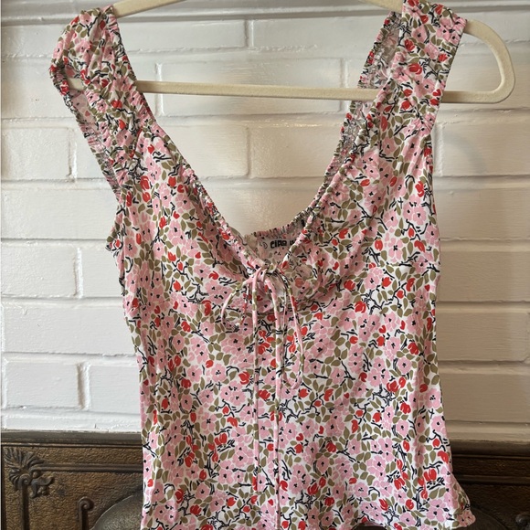 CIAO LUCIA Belana Floral Scoop-Neck Top - Picture 2 of 6